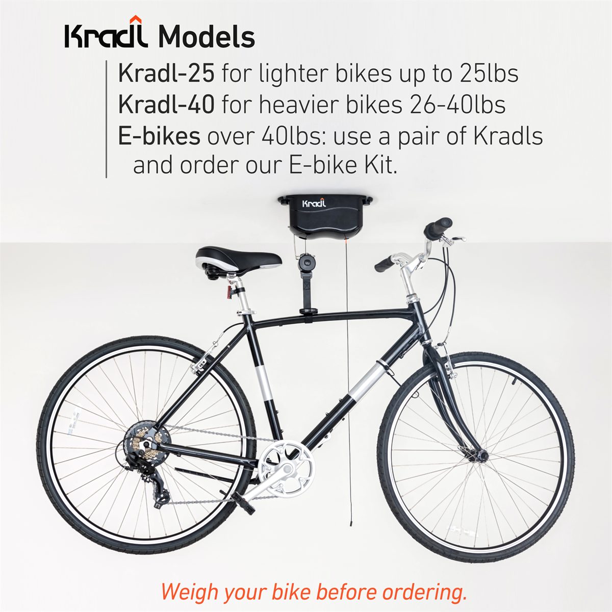 Kradl Bike Lift and Storage System